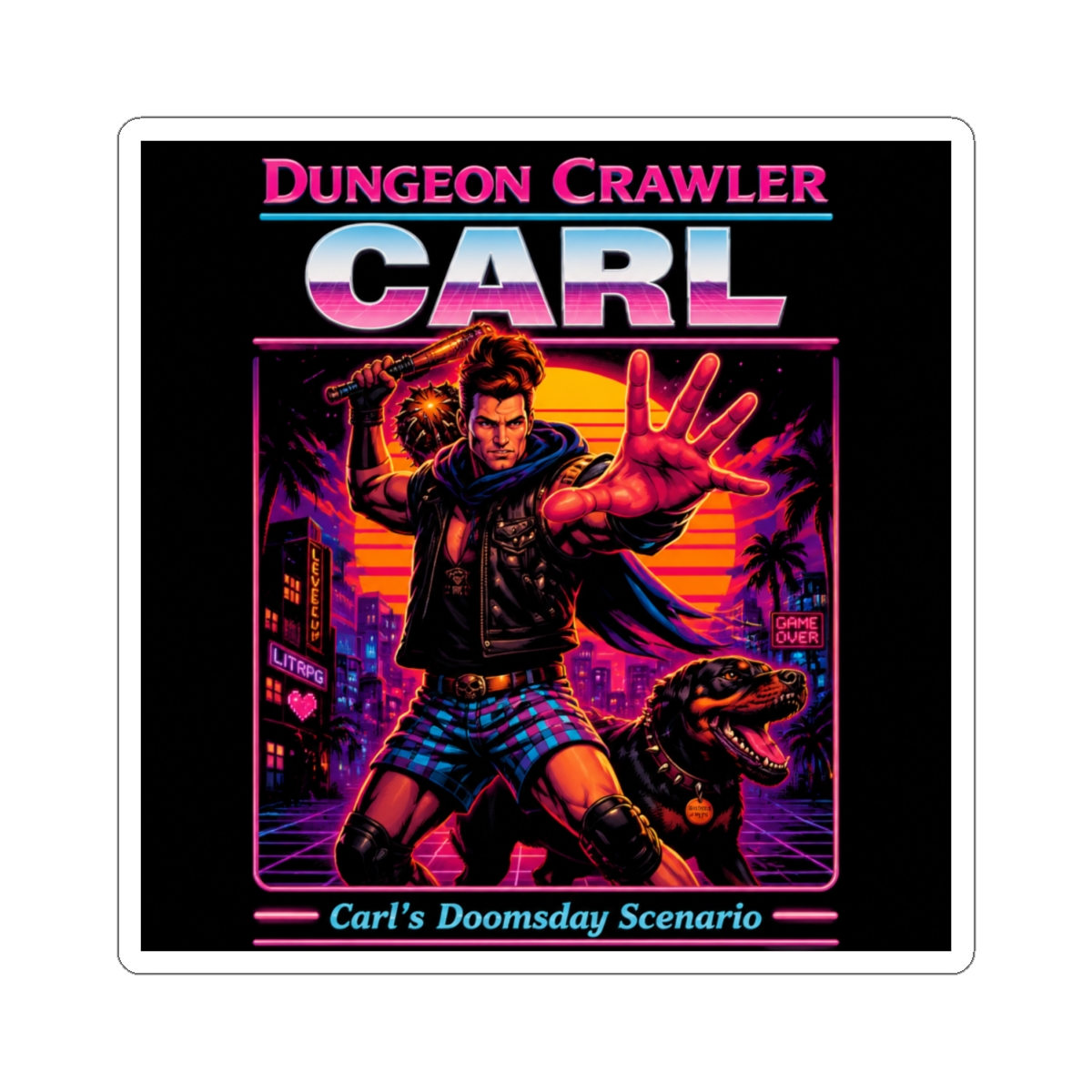 Dungeon-Crawler-Carl Sticker | Dungeon Crawler Carl - alternate angle 1, merchandise