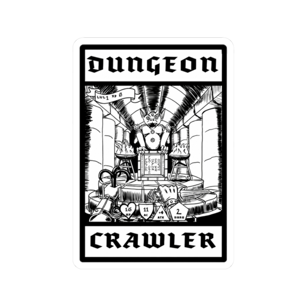 Dungeon Crawler: Thief (black line) | Dungeon Crawler Carl - alternate angle 3, merchandise