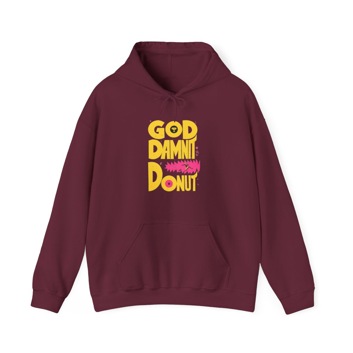 Dungeon crawler carl god damnit donut shirt, hoodie, sweater, long sleeve and Hoodie - alternate angle 3, merchandise